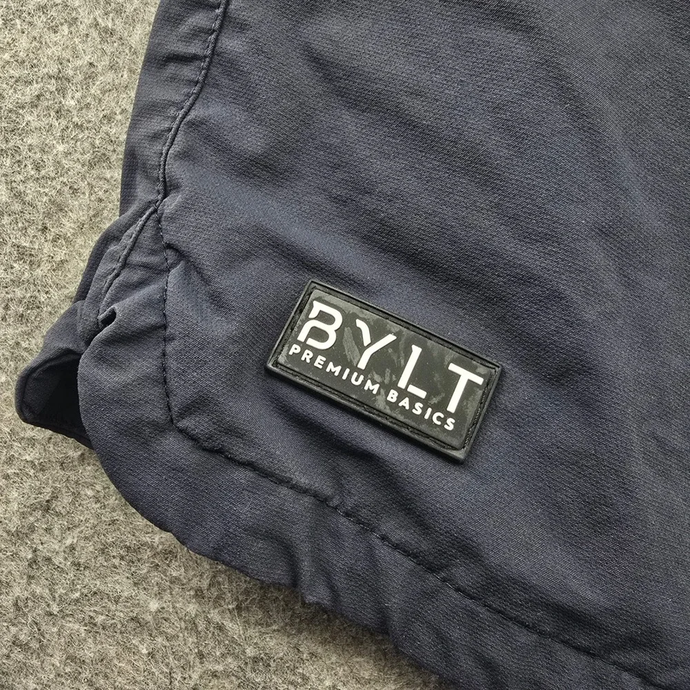 BYLT Performance Shorts Mens XXL Navy Blue Lined Athletic Training